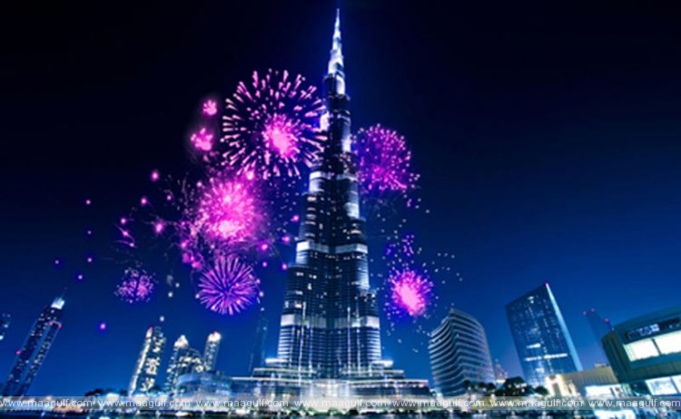 2022 న్యూ ఇయర్ వేడుకలు: బుర్జ్ ఖలీఫా వద్ద అత్యద్భుతమైన లేజర్ షో, ఫైర్ వర్క్స్