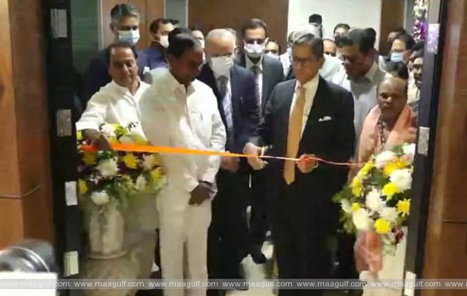 ఐఏఎంసీని ప్రారంభించిన సీజేఐ జస్టీస్ ఎన్వీ రమణ, సీఎం కేసీఆర్