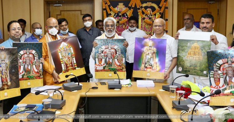 ప్ర‌త్యేక క్యాలెండ‌ర్‌ను ఆవిష్క‌రించిన టిటిడి ఛైర్మ‌న్‌
