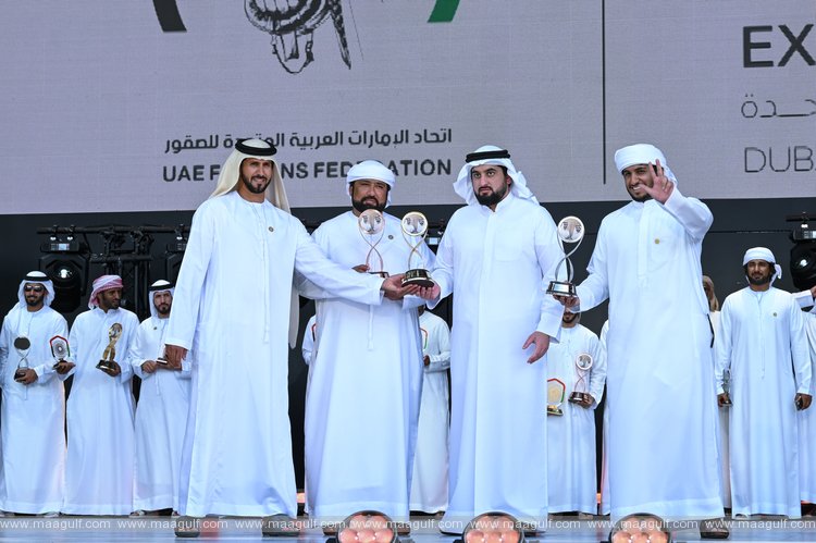 Ahmed bin Mohammed attends ceremony to honour winners of the Expo 2020 Dubai Cup for Falconry