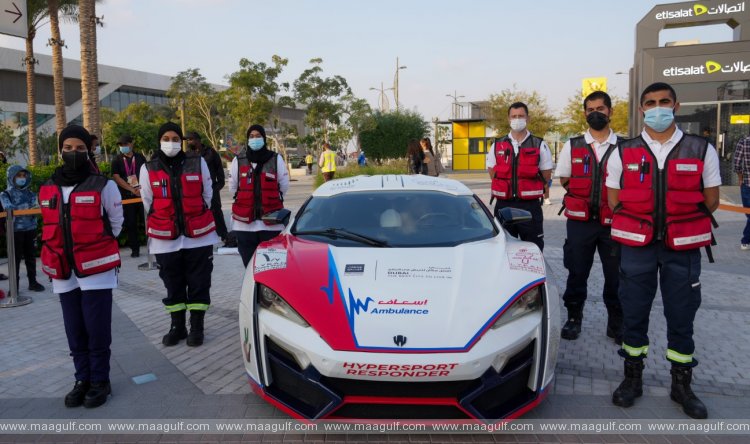 Dubai Corporation for Ambulance Services unveils world’s fastest and most expensive ambulance responder at Expo 2020 Dubai