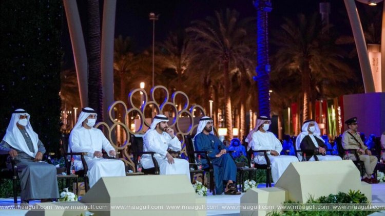 Sheikh Mohammed attends the graduation ceremony of 706 police cadets at Expo 2020 Dubai