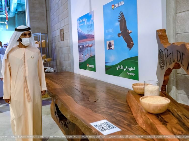 Sheikh Mohammed visits the pavilions of Bolivia and Cuba at Expo 2020 Dubai