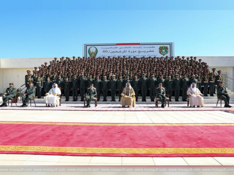 Sheikh Mohammed attends graduation ceremony of 46th batch of cadet officers of Zayed II Military College
