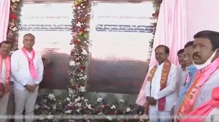 సంగమేశ్వర, బసవేశ్వర ఎత్తిపోతల పథకాలకు సీఎం కేసీఆర్‌ శంకుస్థాపన
