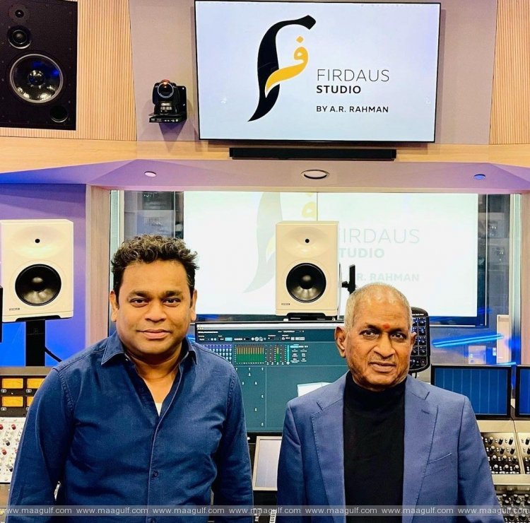 ఎఆర్ రెహమాన్ స్టూడియోలో ఇళయరాజా