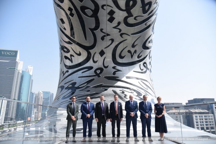Duke of Luxembourg visits Museum of the Future in Dubai