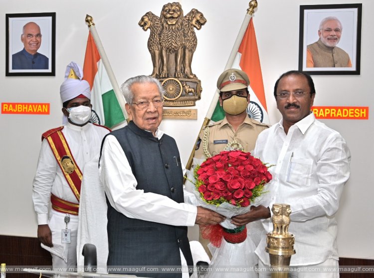 ఏపీ గవర్నర్ తో మర్యాద పూర్వకంగా భేటీ అయిన ఎస్టీ కమీషన్ ఛైర్మన్