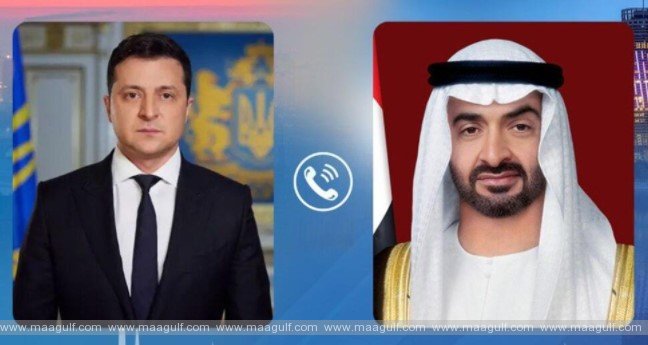 ఉక్రెయిన్ ప్రెసిడెంట్ జెలెన్ స్కీతో మాట్లాడిన షేక్ మొహమ్మద్ బిన్ జాయెద్