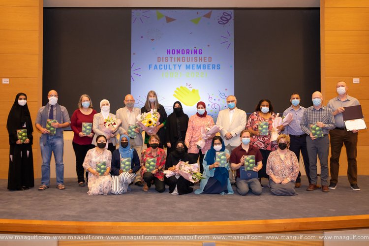 Honoring faculty members of Department of Languages and Literature at UAEU