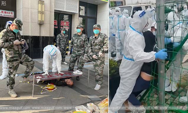 చైనా లో కరోనా బీభత్సం..బ్యారికేడ్లతో ప్రజలను కట్టడి చేస్తున్న ప్రభుత్వం