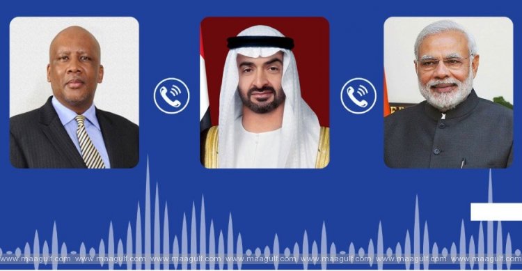 UAE President receives condolence calls from Prime Minister of India, King of Lesotho