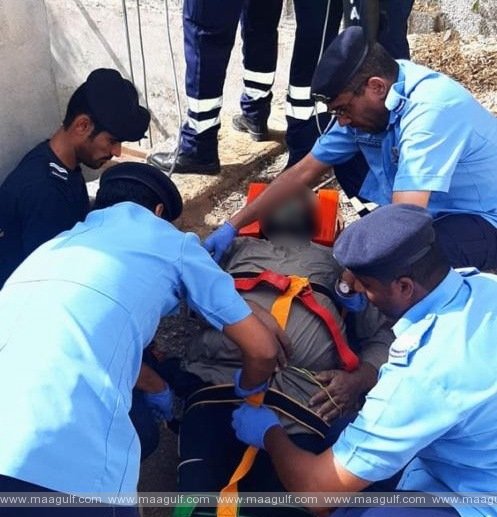 బావిలో పడ్డ పౌరుడుని రక్షించిన సీడీఏఏ