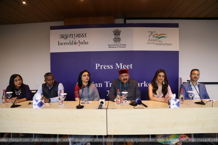 Press Conference hosted by The Ministry of Indian Tourism Board in Arabian Travel Market