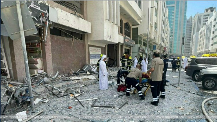 అబుధాబి లో గ్యాస్ సిలెండర్ పేలుడు: పలువురికి తీవ్ర గాయాలు