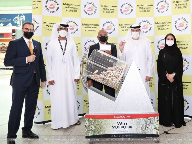 దుబాయ్ డ్యూటీ ఫ్రీ మిలీనియం మిలియనీర్ డ్రాలో జాక్‌పాట్ కొట్టిన భారతీయుడు