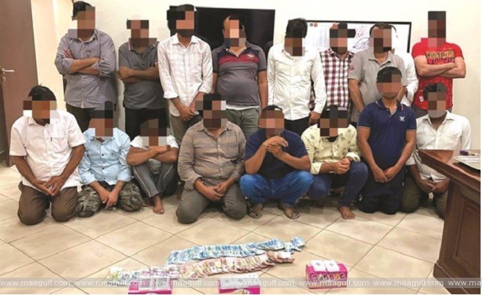 పేకాట ఆడుతూ పట్టుబడిన 18మంది ప్రవాసులపై బహిష్కరణ వేటు!