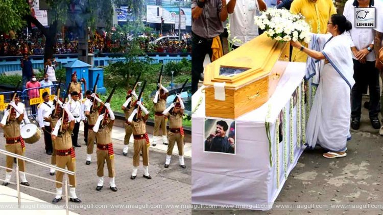 సైనిక లాంఛ‌నాల‌తో కేకే పార్థీవ‌దేహానికి నివాళులు..