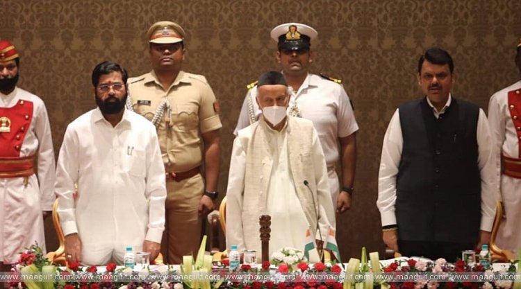 మ‌హారాష్ట్ర సీఎంగా ఏక్‌నాథ్ షిండే ప్ర‌మాణం..