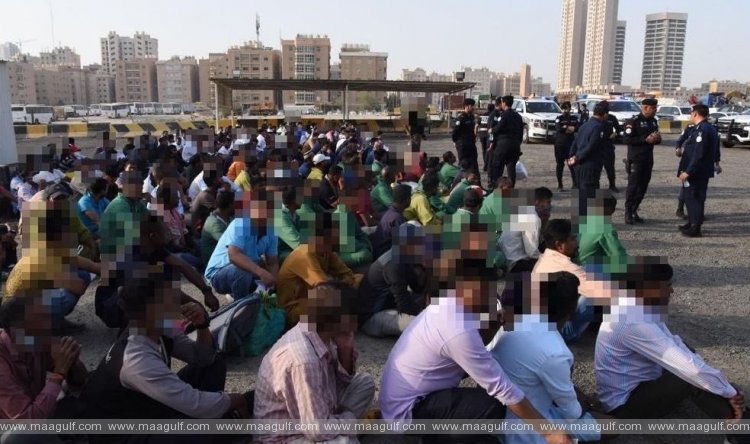 1 మహ్బౌలా సోదాలు: 308 రెసిడెన్సీ ఉల్లంఘనుల అరెస్ట్