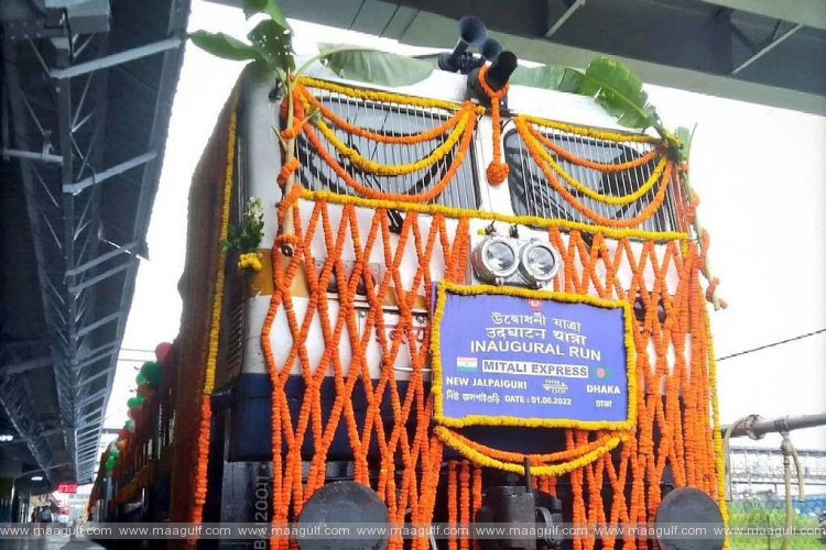 భారత్–బంగ్లాదేశ్ మధ్య ‘మిటాలి ఎక్స్‌ప్రెస్’ రైలు ప్రారంభం
