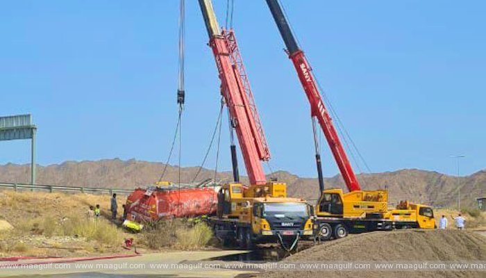 రోడ్డు ప్రమాదం: మస్కట్ - నిజ్వా రోడ్డుపై ట్రాఫిక్ డైవర్షన్