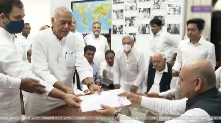 రాష్ట్రపతి అభ్యర్థిగా నామినేషన్​ దాఖ‌లు చేసిన యశ్వంత్ సిన్హా