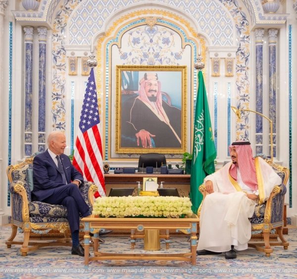 బిడెన్‌ని కలిసిన కింగ్ సల్మాన్