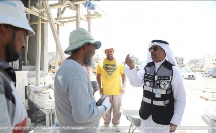 అబ్దుల్లా అల్-ముబారక్‌ను సందర్శించిన నూన్ వర్క్ బ్యాన్ టీమ్
