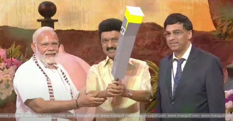 చెస్ ఒలింపియాడ్⁬ను ప్రారంభించిన ప్రధాని మోడీ