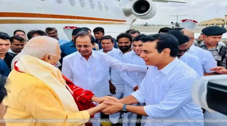 హైదరాబాద్​ చేరుకున్న యశ్వంత్‌సిన్హా..