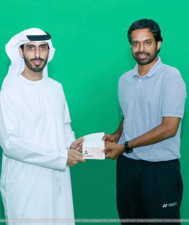 Legendary Indian Badminton Coach Pullela Gopichand honoured with Dubai Golden Visa