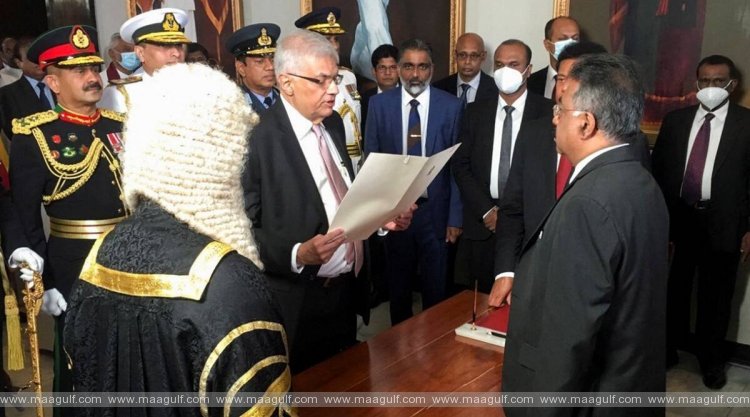 శ్రీలంక అధ్యక్షుడిగా ప్రమాణం చేసిన రణిల్​ విక్రమసింఘే