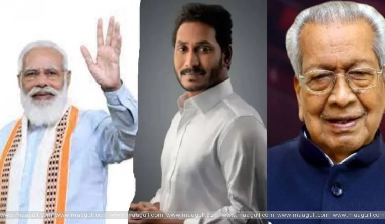 గన్నవరం నుంచి భీమవరం బయలుదేరిన ప్రధాని మోడీ, సీఎం జగన్, గవర్నర్