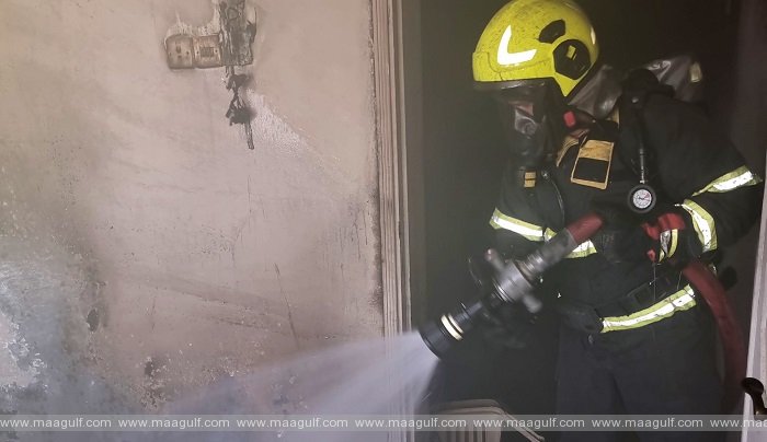 దక్షిణ అల్ షర్కియాలోని అపార్ట్‌మెంట్‌లో మంటలు