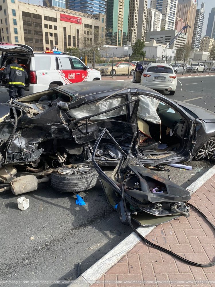 Two died, 11 injured in Separate Traffic Accidents in Dubai Over the Weekend