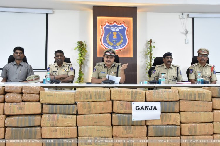 ఇంటర్ స్టేట్ గంజాయి ముఠాని అరెస్ట్ చేసిన రాచకొండ పోలీస్