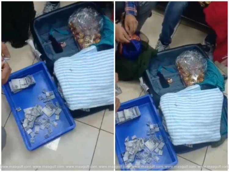 లెహెంగా బటన్స్‌లో 41 లక్షల క్యాష్..