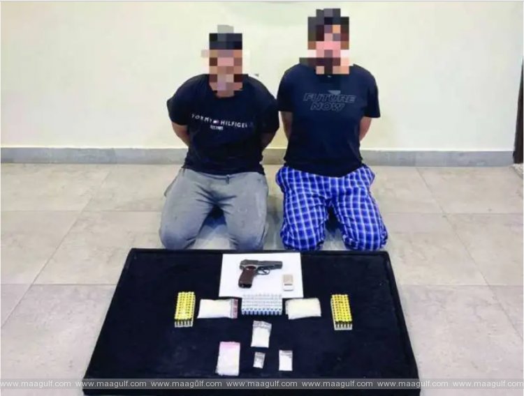 ఆయుధాలు, మందుగుండు సామాగ్రి, షాబు స్వాధీనం