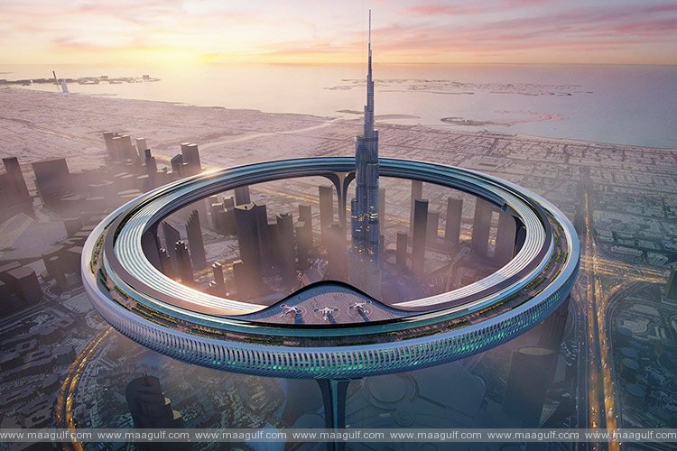 బుర్జ్ ఖలీఫాను చుట్టుముట్టే జెయింట్ రింగ్ డిజైన్‌