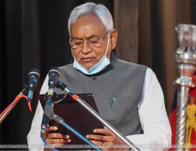 బిహార్ ముఖ్యమంత్రిగా నితీష్ కుమార్ ప్రమాణ స్వీకారం