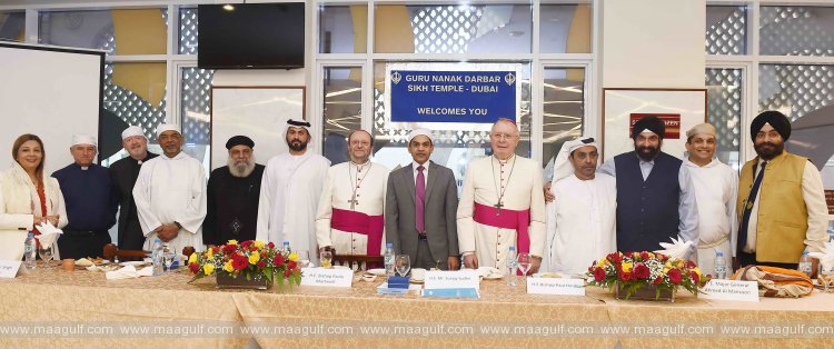 Dubai: Guru Nanak Darbar Gurudwara organised an interfaith gathering