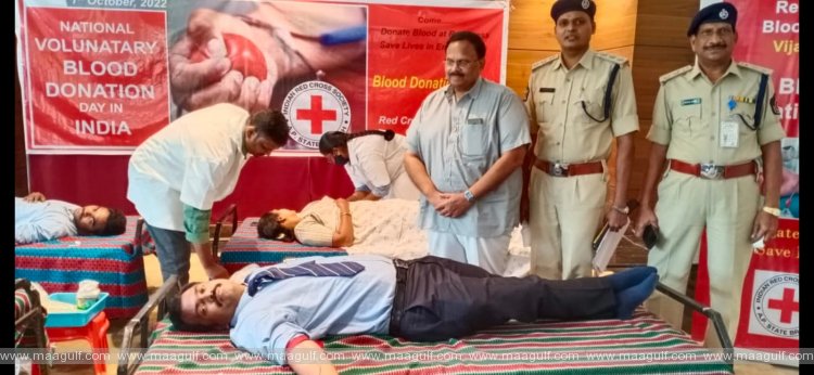 Blood Donation Camp at Vijayawada International Airport