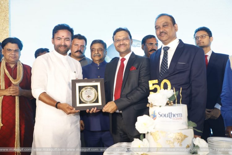 సదరన్ ట్రావెల్స్ కొత్త లోగోను ఆవిష్కరించిన కేంద్రమంత్రి కిషన్ రెడ్డి