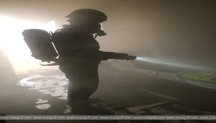 సౌత్ అల్ బతినాలోని ఓ అపార్ట్ మెంట్ లో అగ్నిప్రమాదం