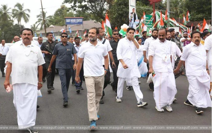 కేరళలో 19వ రోజు కొనసాగుతున్న రాహుల్‌ భారత్‌ జోడో యాత్ర