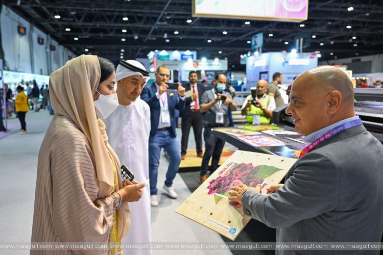 Mona Al Marri opens SGI Dubai show at the Dubai World Trade Centre