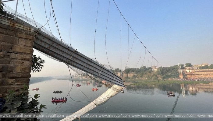 1 గుజరాత్లో కేబుల్ వంతెన దుర్ఘటన: భారత్కు ఒమన్ సంతాపం