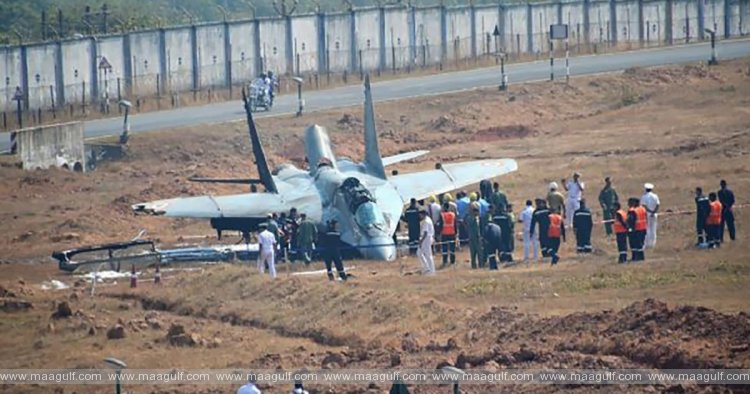 1 గోవాలో కుప్పకూలిన మిగ్-29కే యుద్ధ విమానం