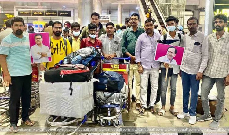 దుబాయ్‌ లో చిక్కుకున్న నిజామాబాద్‌ యువకులను స్వదేశానికి రప్పించిన కేటీఆర్
